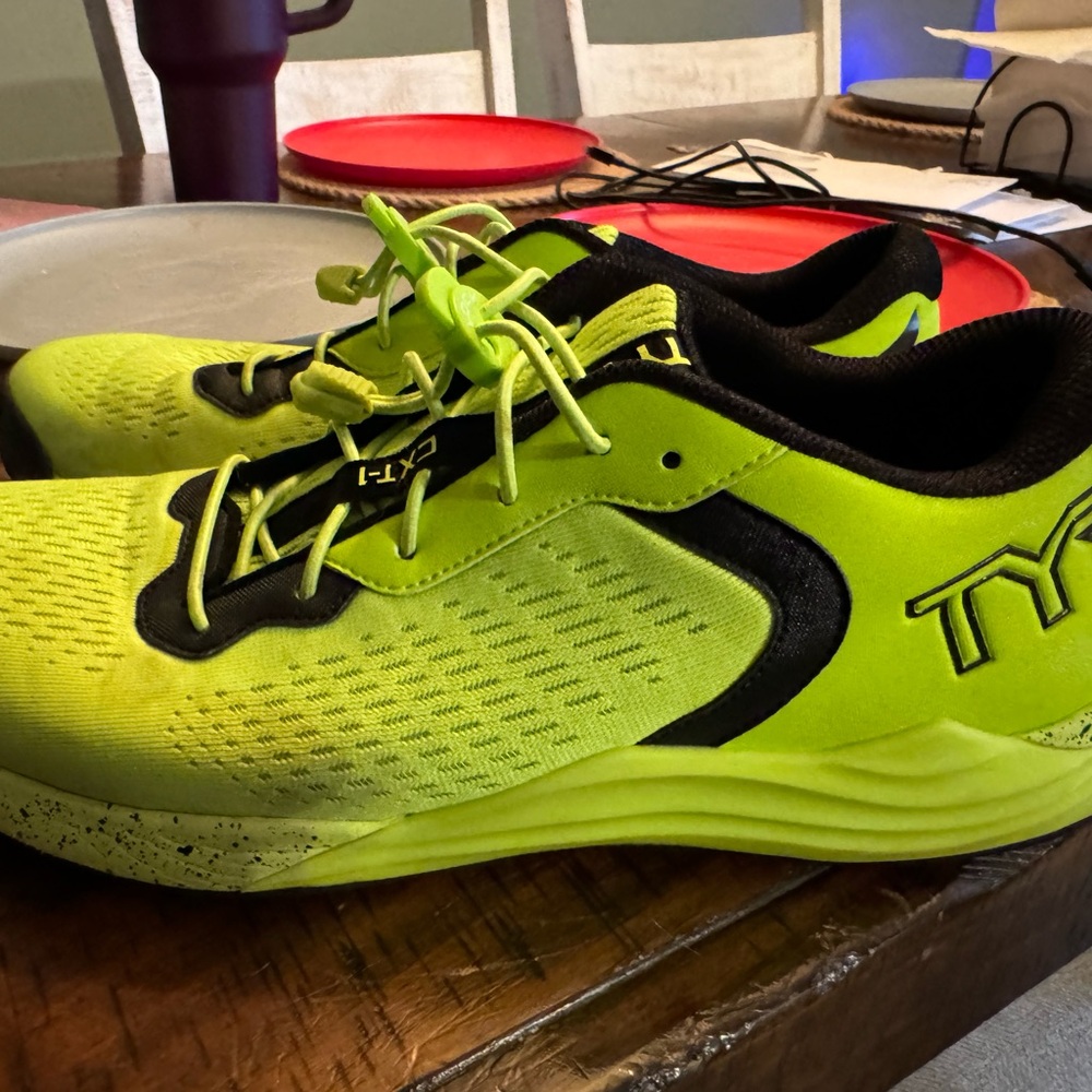 TYR Neon Yellow Athletic Shoes